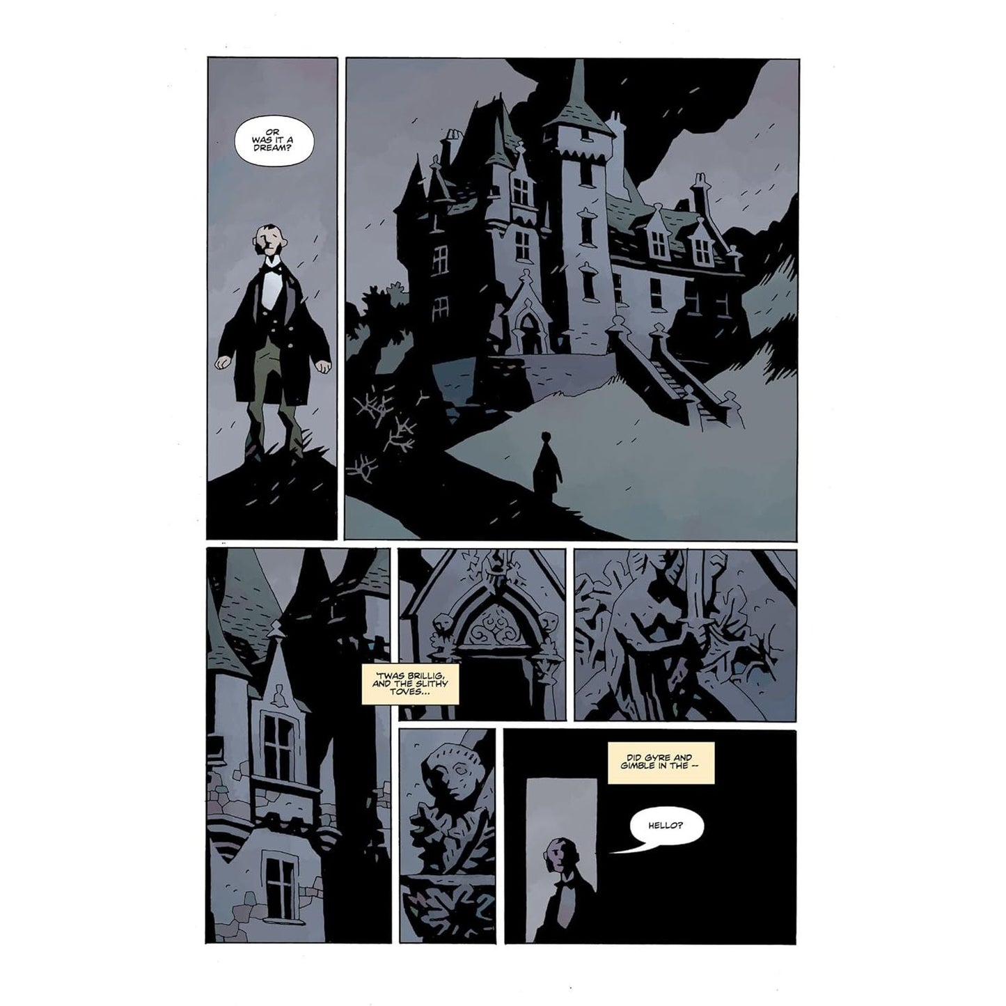 FOUR GATHERED ON CHRISTMAS EVE: YULETIDE GHOST STORIES BY ERIC POWELL, MIKE MIGNOLA, BECKY CLOONAN, AND JAMES HARREN