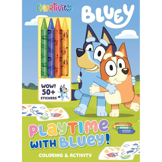 PLAYTIME WITH BLUEY COLORING & ACTIVITY BOOK