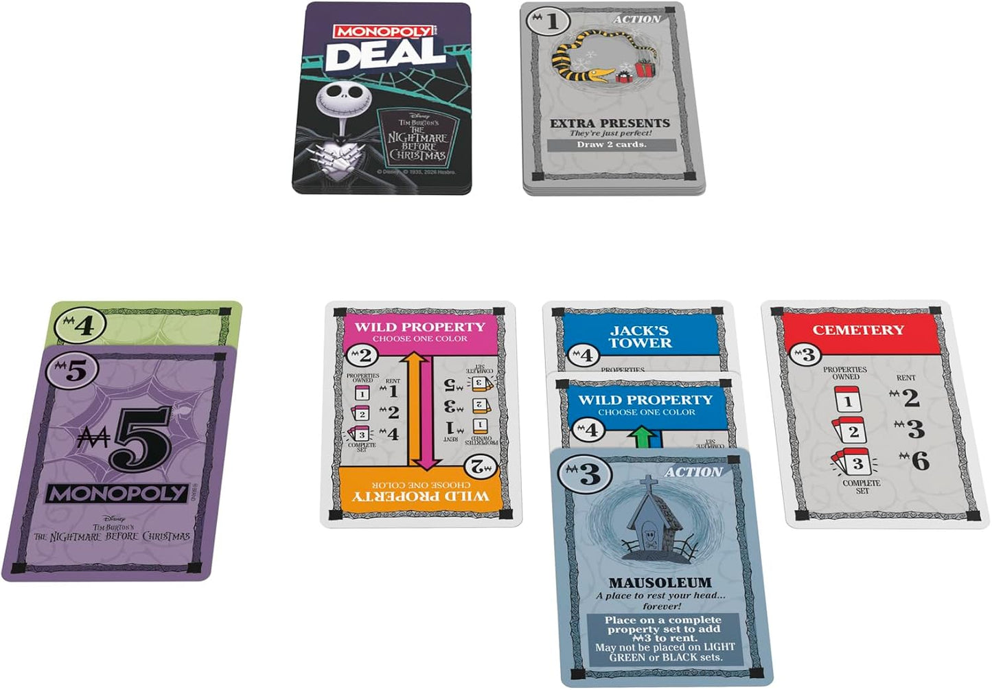 MONOPOLY DEAL: TIM BURTON'S THE NIGHTMARE BEFORE CHRISTMAS EDITION