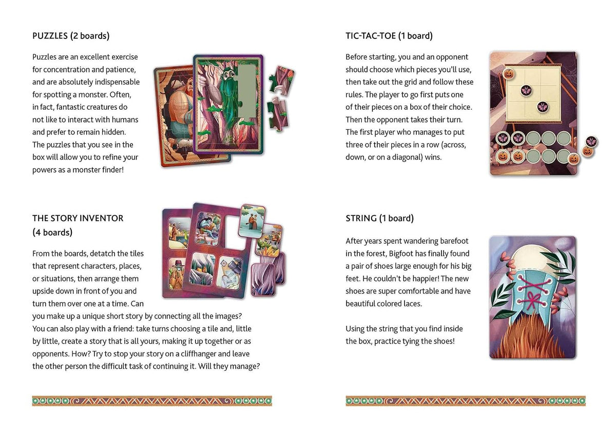 MY LITTLE BOX OF MONSTERS: 20 BOARD GAMES FOR LITTLE BEAST KEEPERS BY ANNA LÁNG