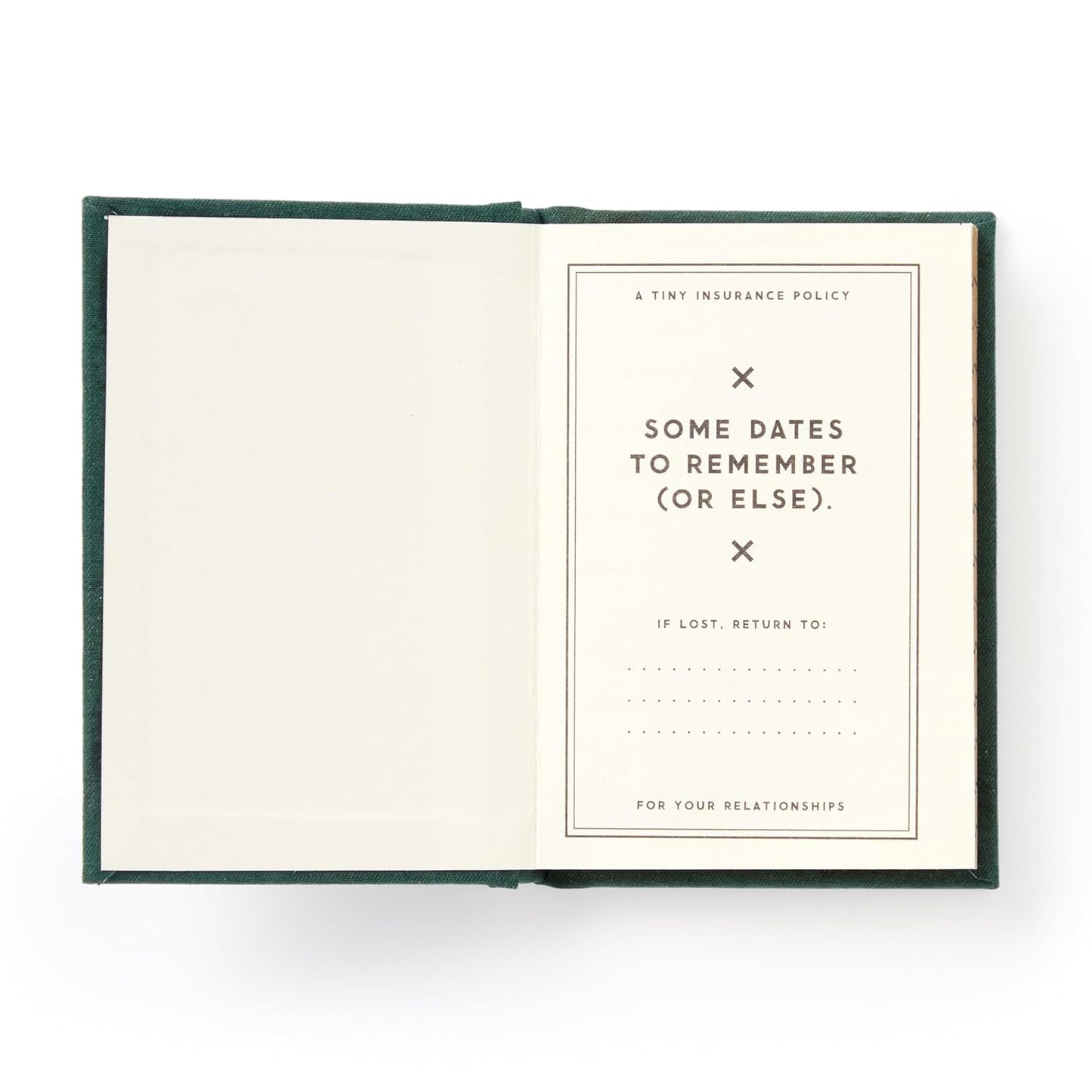 DATES PEOPLE GET MAD IF I FORGET (A TINY DIARY)