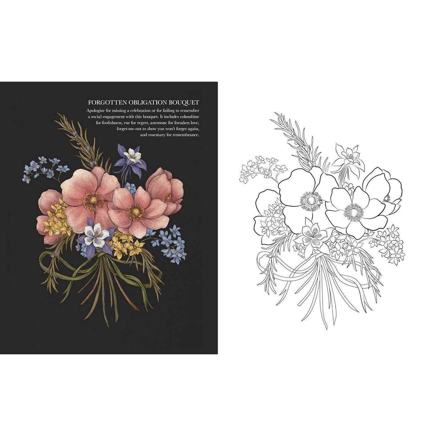 FLORIOGRAPHY COLORING BOOK BY JESSICA ROUX