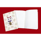 JOURNAL LUCKY CAT (MANEKI NEKO), LINED PAPERBACK: BLANK LINED 144 PAGE A5 NOTEBOOK