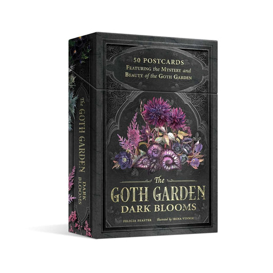 THE GOTH GARDENS: DARK BLOOMS POSTCARDS BY FELICIA FEASTER AND IRINA VINNIK