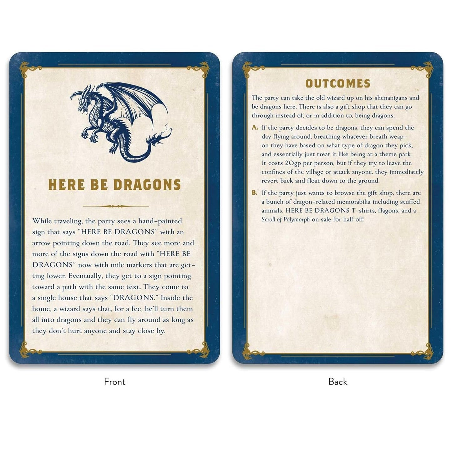THE DUNGEONMEISTER'S DECK OF SIDE QUESTS