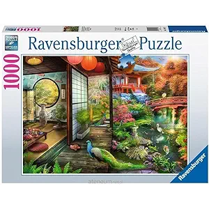 JAPANESE GARDEN TEA HOUSE 1000PC PUZZLE
