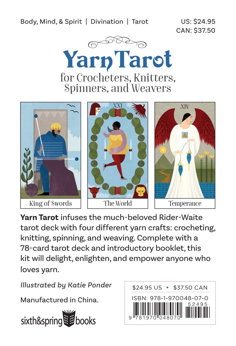 YARN TAROT: FOR CROCHETERS, KNITTERS, SPINNERS, AND WEAVERS