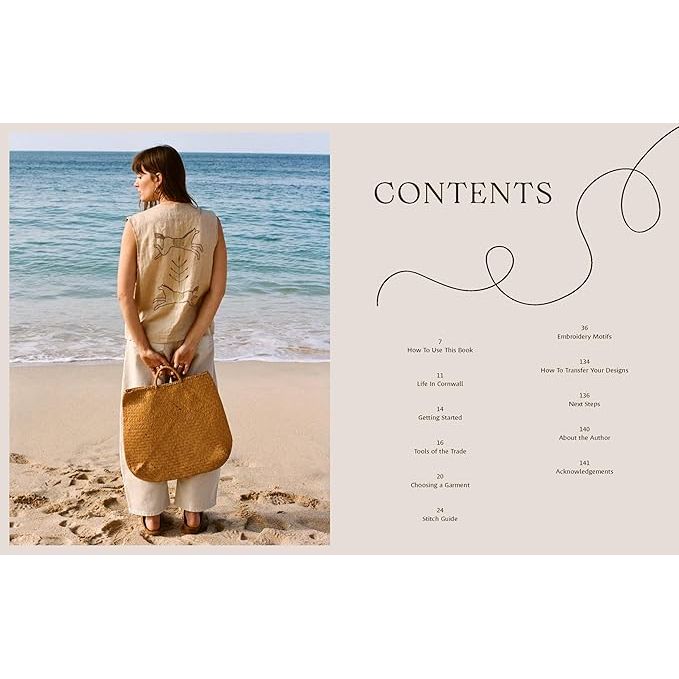 THREADS: 20 HAND EMBROIDERY DESIGNS TO ENHANCE YOUR CLOTHES BY MADELEINE KEMSLEY