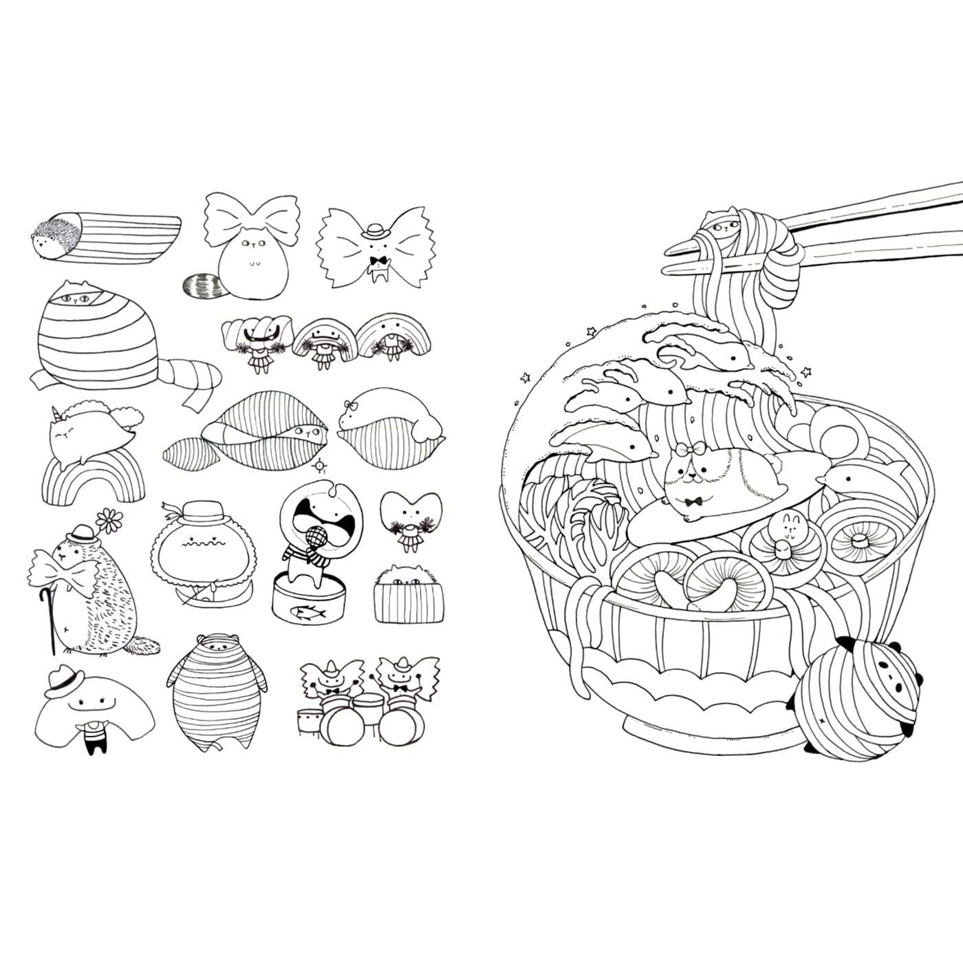 A MILLION KAWAII CUTIES COLORING BOOK