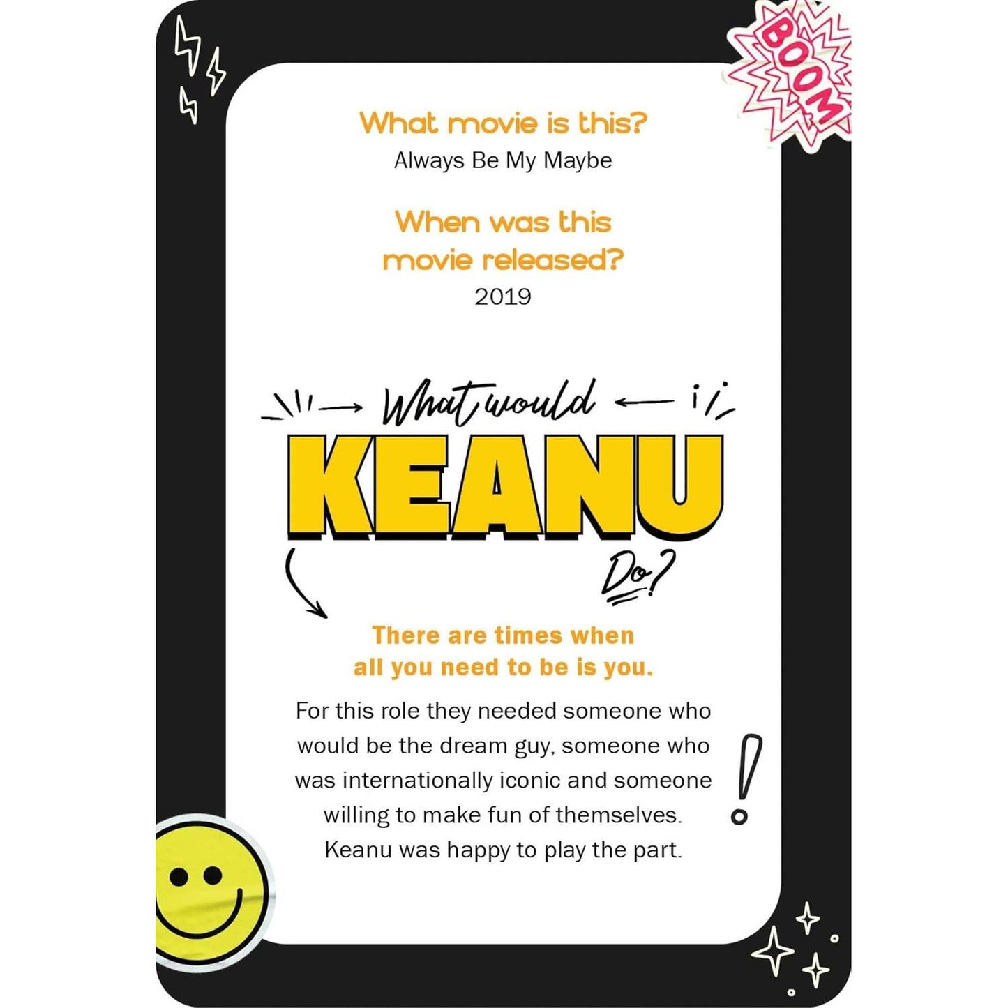 WHAT WOULD KEANU DO? INSPIRATION CARDS