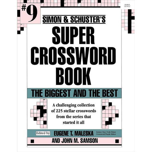 SIMON & SCHUSTER'S SUPER CROSSWORD PUZZLE BOOK