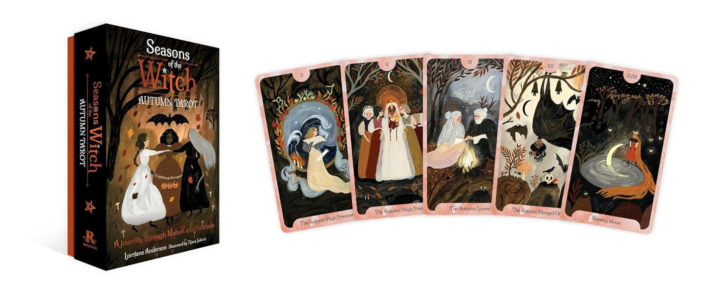 SEASONS OF THE WITCH AUTUMN TAROT: A JOURNEY THROUGH MABON BY LORRAINE ANDERSON A ND TIJANA LUKOVIC