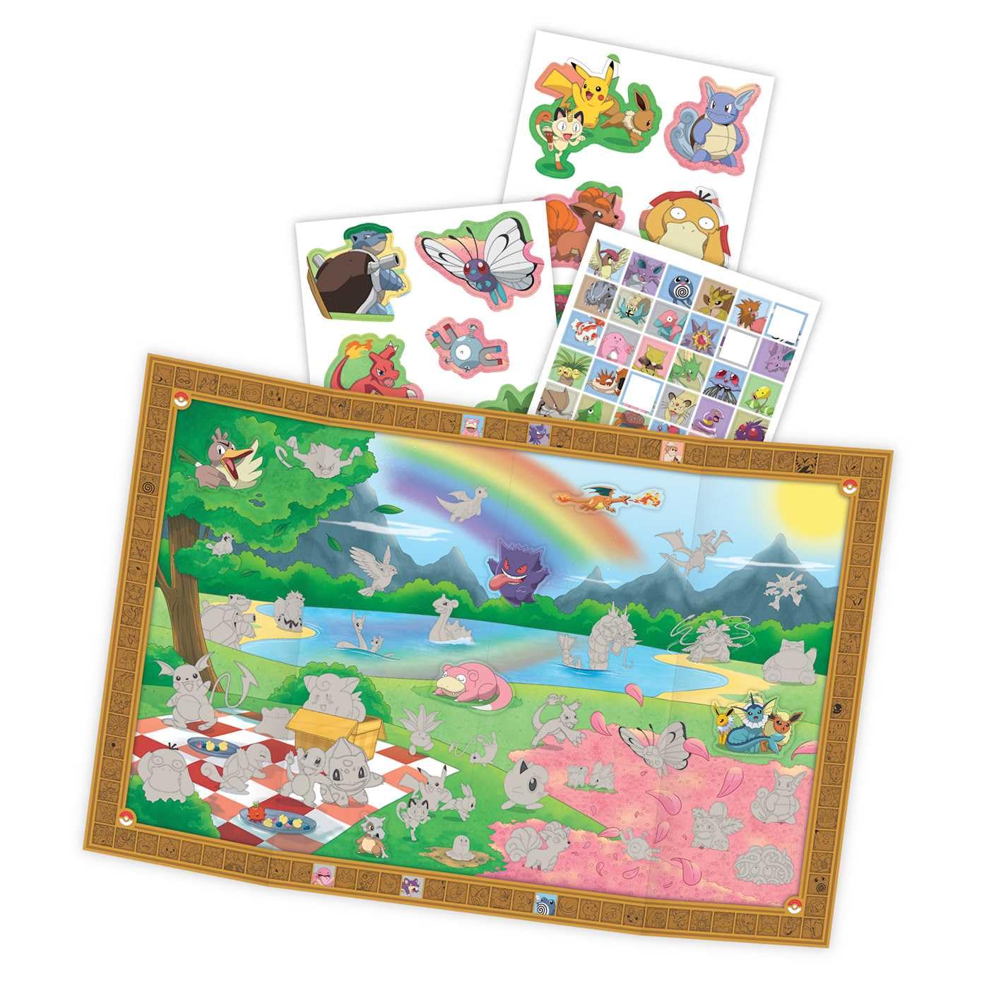 POKEMON: THE OFFICIAL STICKER BOOK OF THE KANTO REGION