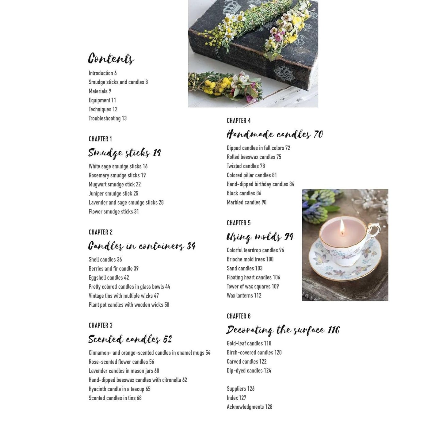 HANDMADE CANDLES AND SMUDGE STICKS BY EMMA HARDY