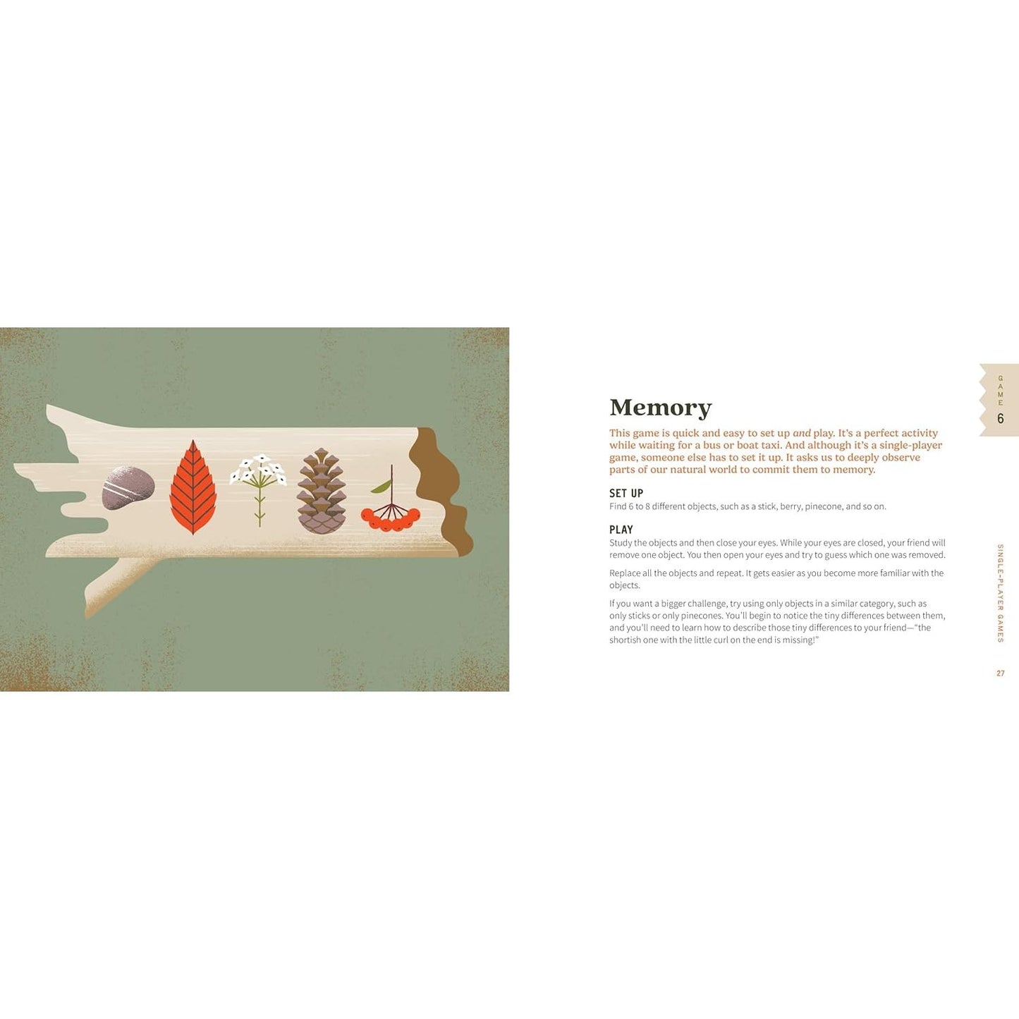 STICKS, STONES, AND PINECONES: GAMES TO PLAY IN NATURE BY JEN BALL