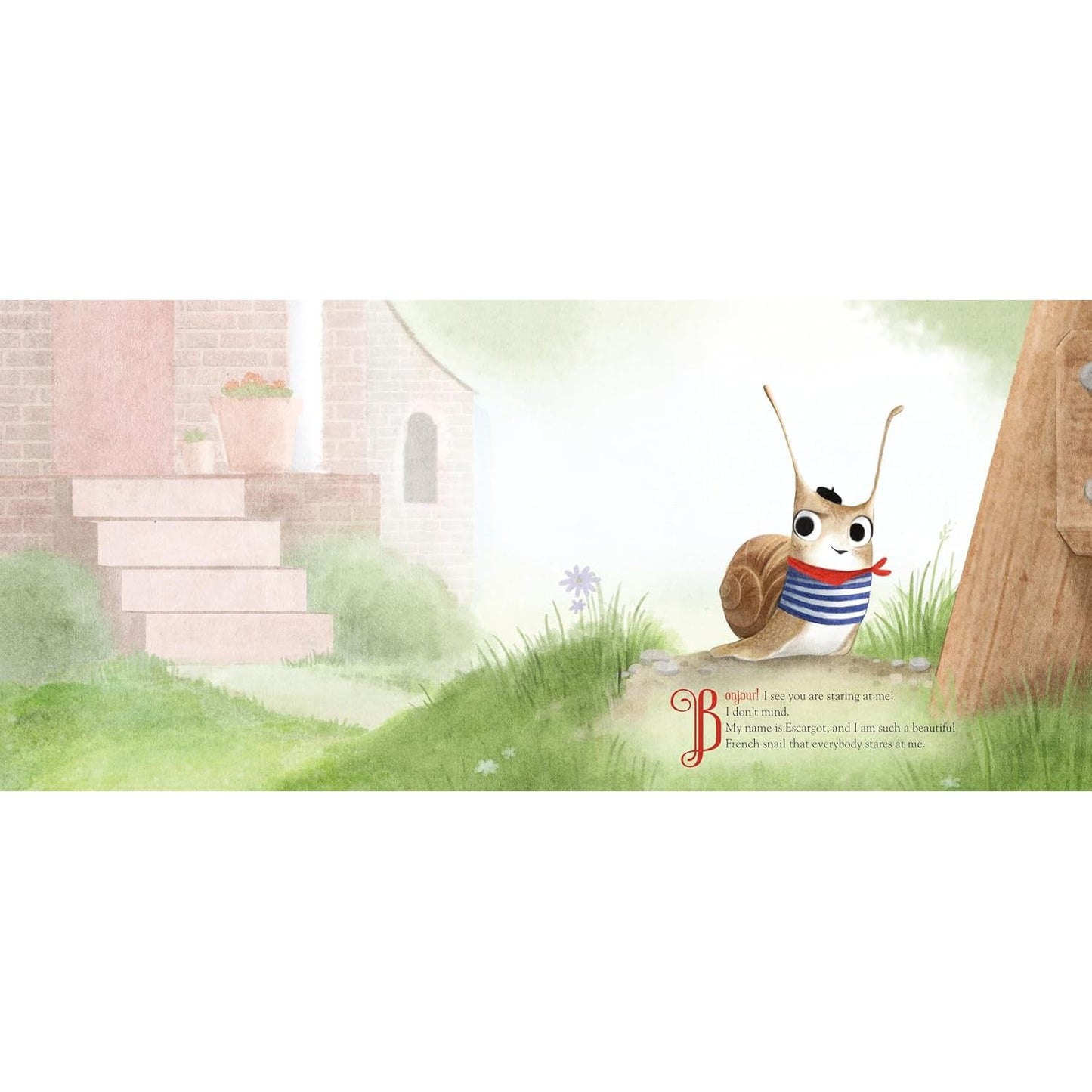 ESCARGOT BY DASHKA SLATER & ILLUSTRATED BY SYDNEY HANSON (BOARD BOOK)