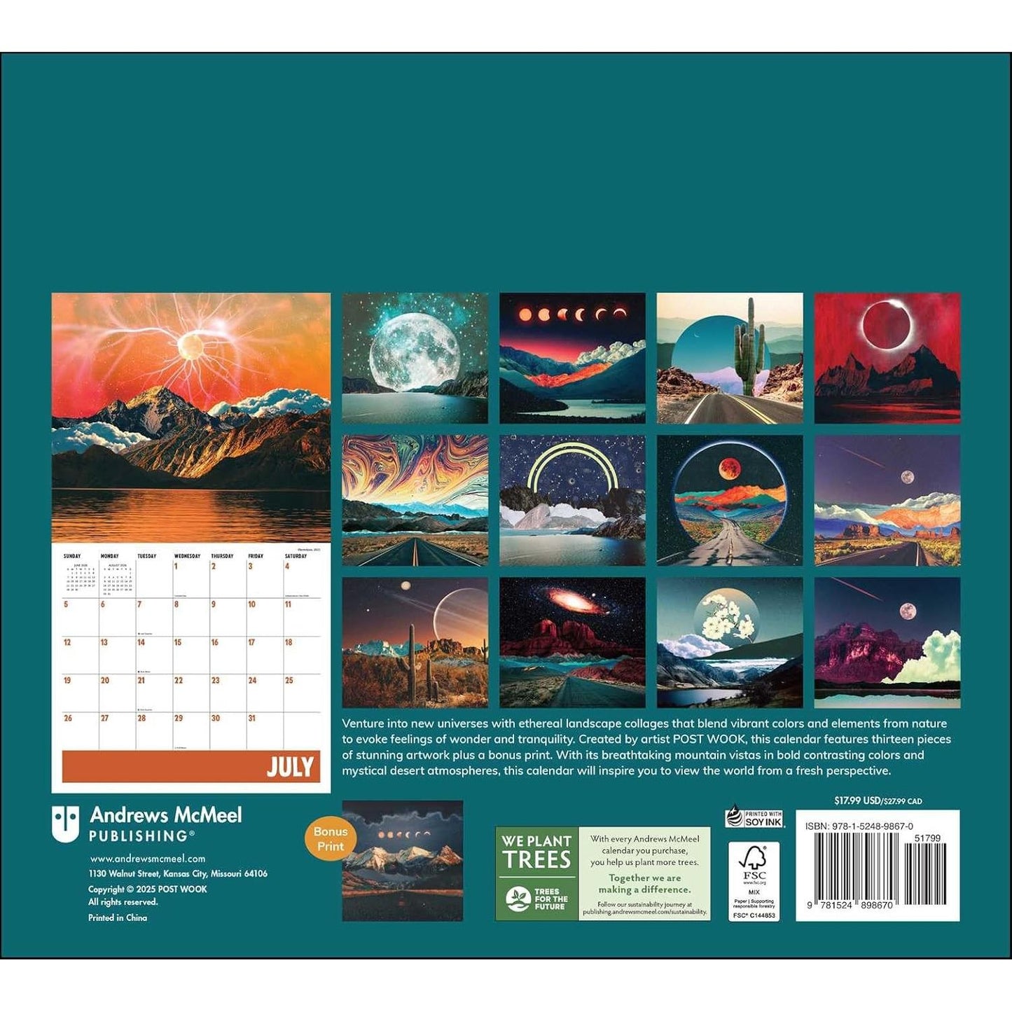 IMAGINARY REALMS 2026 WALL CALENDAR