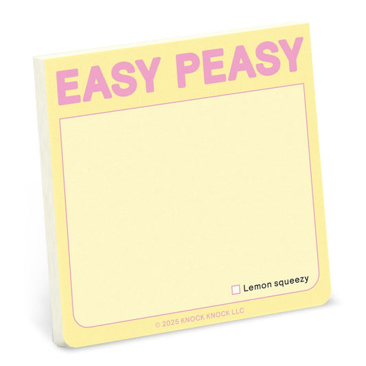 EASY PEASY STICKY NOTE PAD