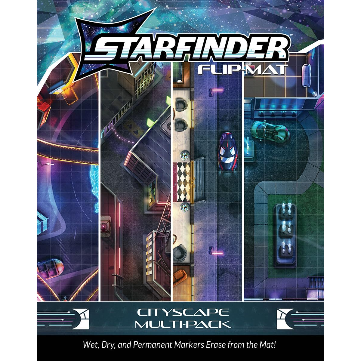 STARFINDER FLIPMAT: CITYSPACE MULTIPACK