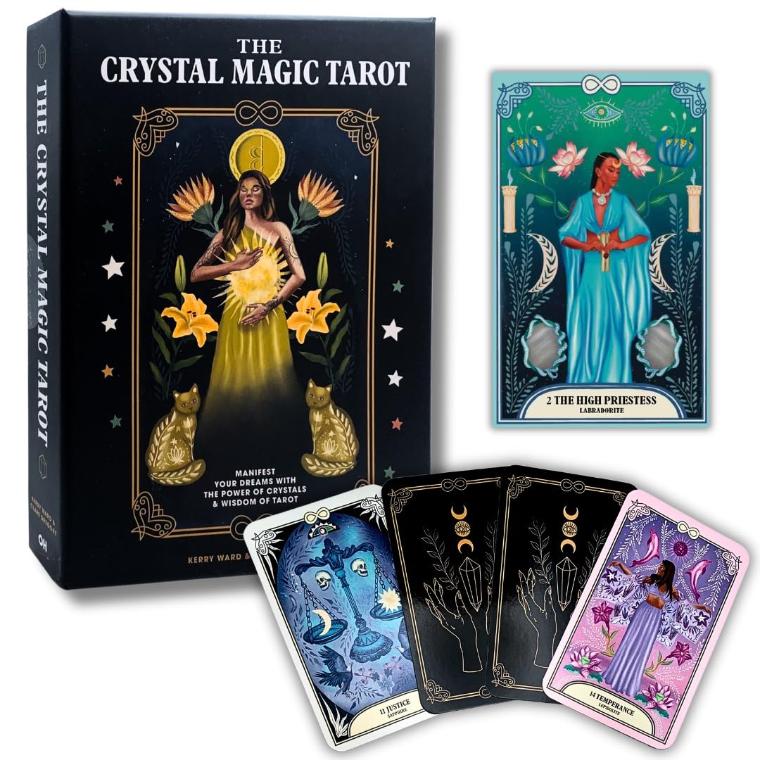 THE CRYSTAL MAGIC TAROT: UNDERSTAND AND CONTROL YOUR FATE WITH TAROT BY KERRY WARD AND CLARE GREGORY