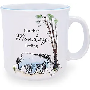 WINNIE THE POOH EEYORE MONDAY CAMPER MUG