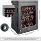 JUCOCI MINIATURES STORAGE CASE WITH LIGHTS - MEDIUM