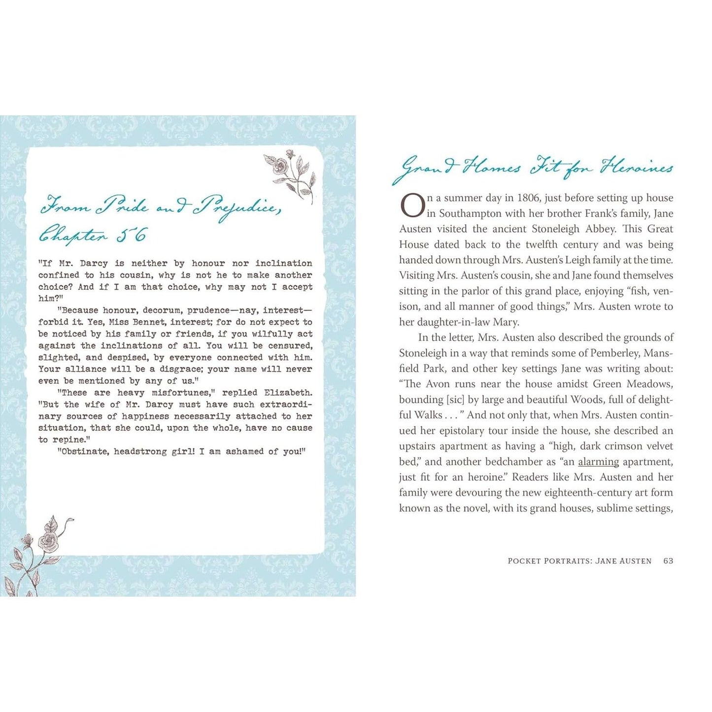 POCKET PORTRAIT: JANE AUSTEN BY JANET LEWIS SAIDI