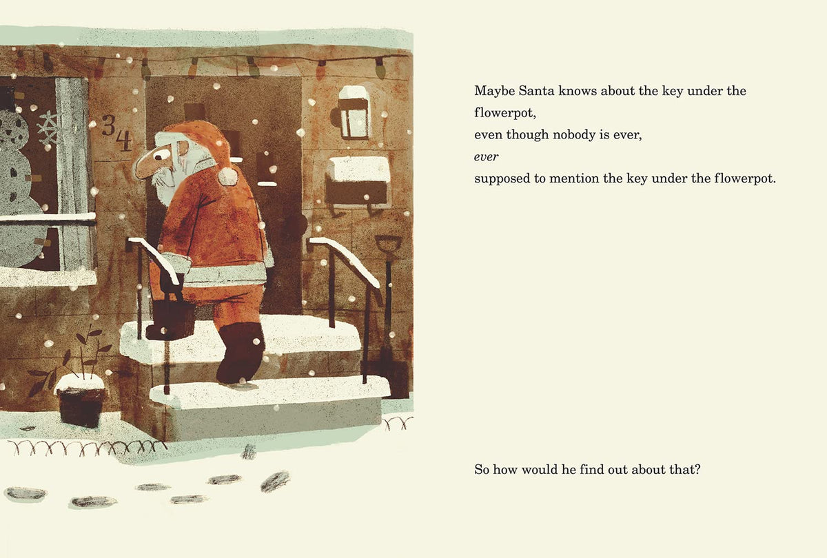 HOW DOES SANTA GO DOWN THE CHIMNEY? BY MAC BARNETT AND ILLUSTRATED BY JON KLASSEN