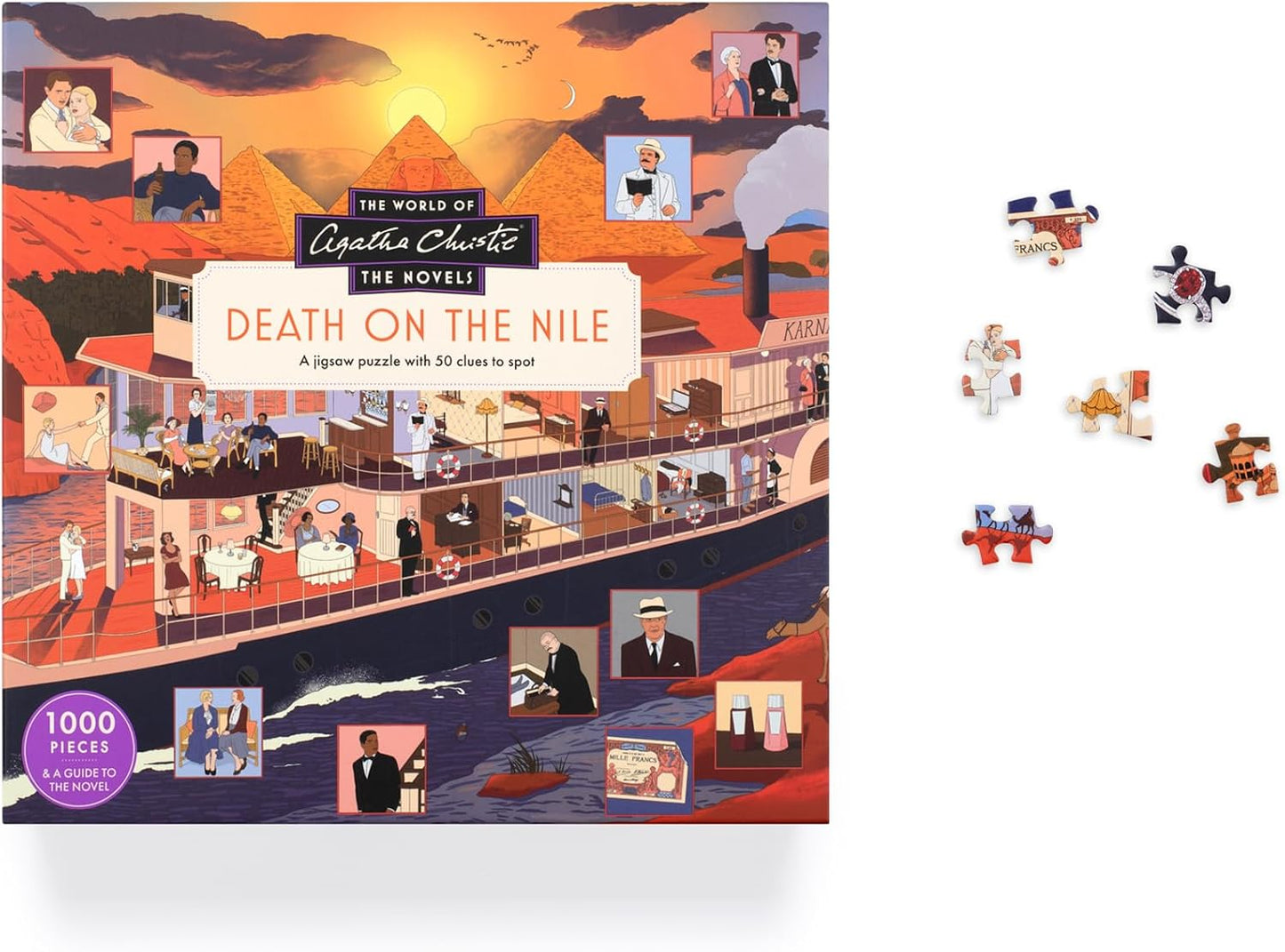 THE WORLD OF AGATHA CHRISTIE: DEATH ON THE NILE: A 1000-PIECE JIGSAW PUZZLE