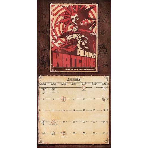 DUNGEONS AND DRAGONS CLASSIC 2026 WALL CALENDAR