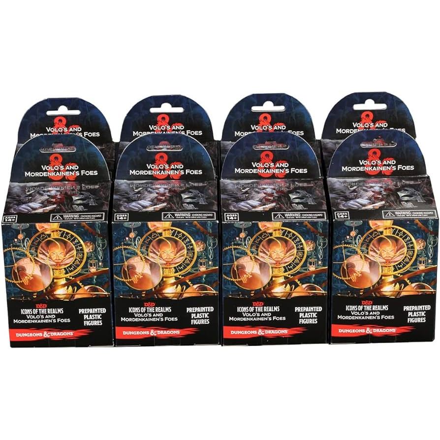 D&D ICONS OF THE REALMS VOLO'S AND MORDENKAINEN'S FOES 8CT BOOSTER BRICK