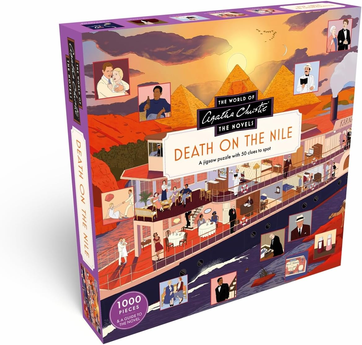 THE WORLD OF AGATHA CHRISTIE: DEATH ON THE NILE: A 1000-PIECE JIGSAW PUZZLE