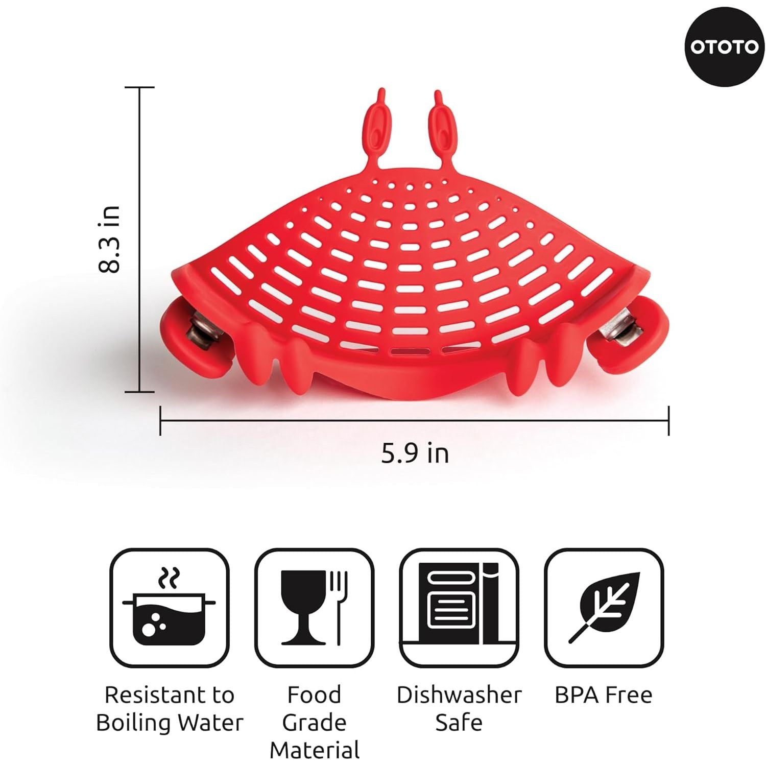 CRABBY SLIP ON STRAINER