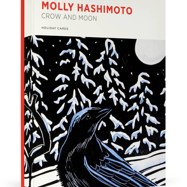 MOLLY HASHIMOTO CROW AND MOON HOLIDAY CARDS