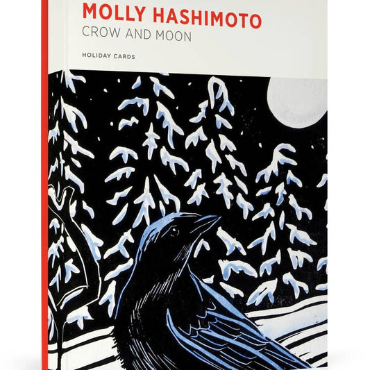 MOLLY HASHIMOTO CROW AND MOON HOLIDAY CARDS