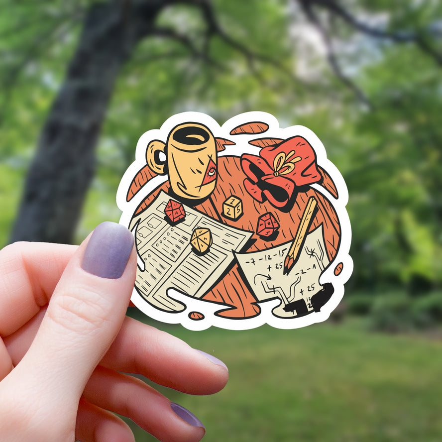 RPG TABLETOP SCENE STICKER