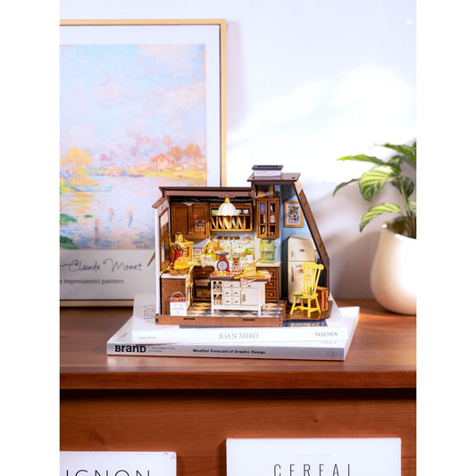 BAKING KITCHEN DIY WOODEN MINIATURE KIT