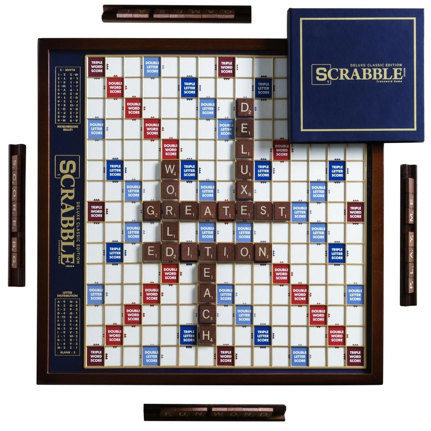 SCRABBLE DELUXE CLASSIC EDITION