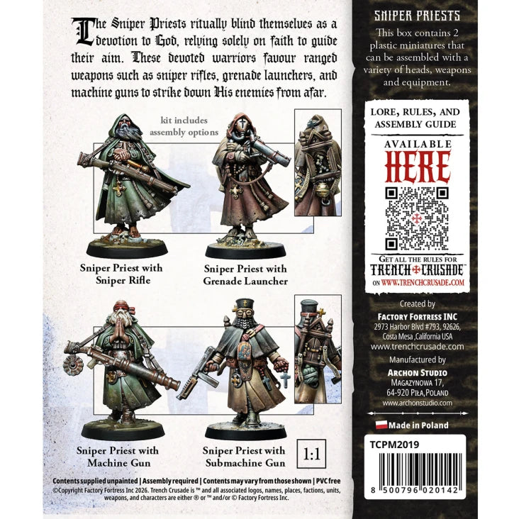 TRENCH CRUSADE SNIPER PRIESTS