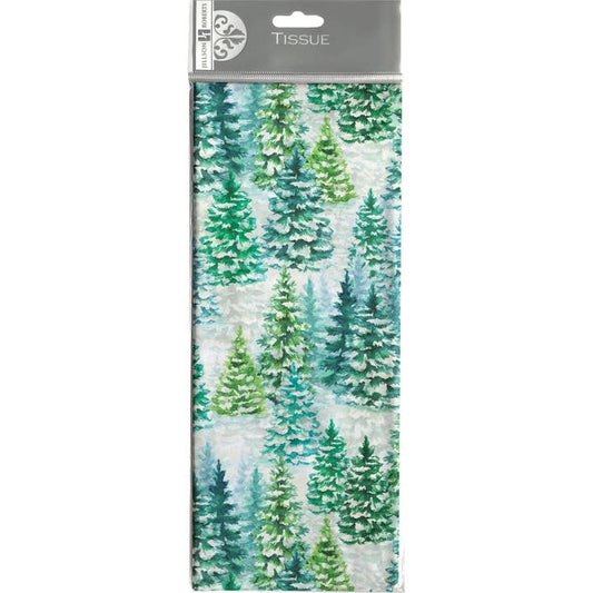 SNOWY TREES TISSUE PAPER