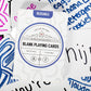 REUSABLE BLANK PLAYING CARDS