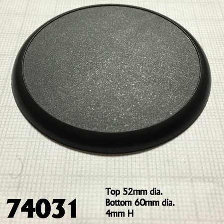60MM ROUND PLASTIC DISPLAY BASE