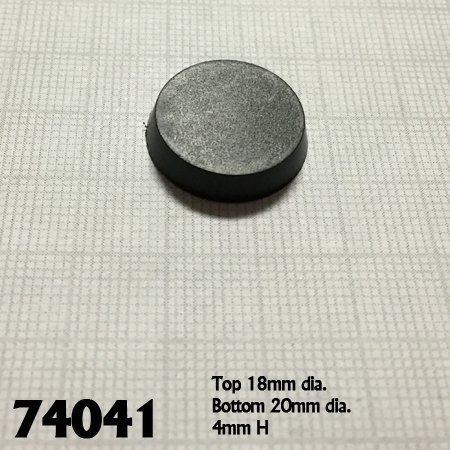 20MM ROUND BASES (25)