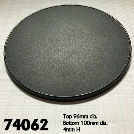 100MM ROUND GAMING BASES (4)