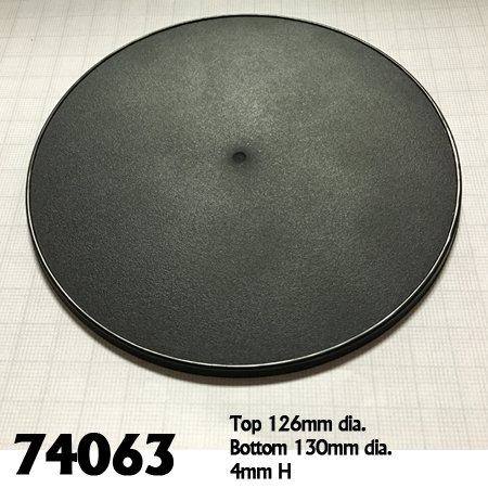 130MM ROUND GAMING BASES (4)