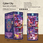 CYBER CITY 3D PUZZLE BOOK NOOK KIT