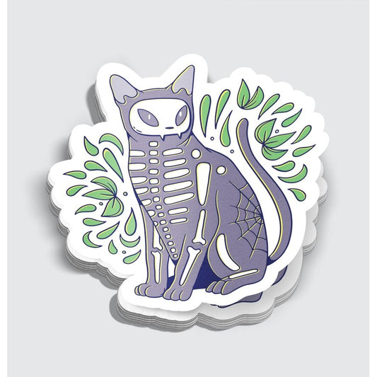 HALLOWEEN CAT STICKER