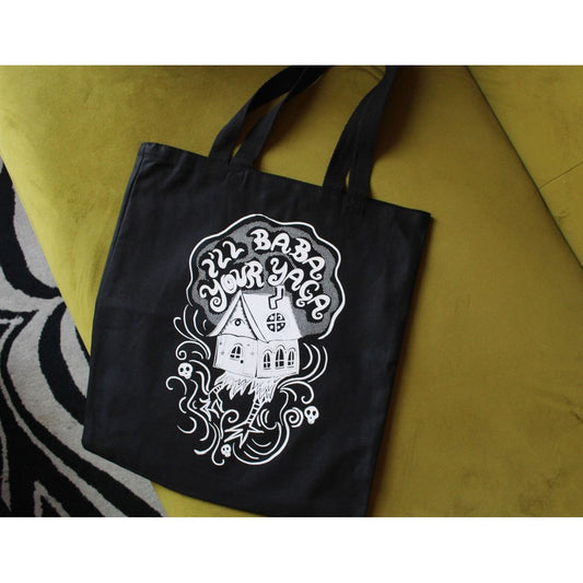 I'LL BABA YOUR YAGA CANVAS TOTE BAG