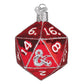 DUNGEONS & DRAGONS D20 GLASS HOLIDAY ORNAMENT