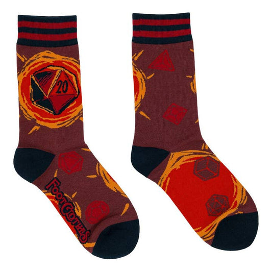 DICE OF DESTINY CREW SOCKS BY FOOTCLOTHES